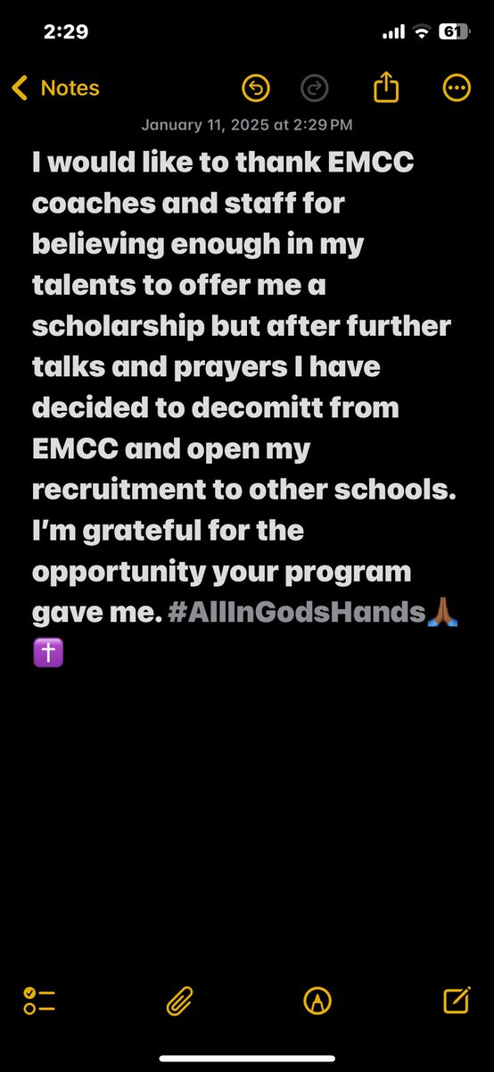 Respect my Decision!! <a href="/EMCCathletics/">EMCC Athletics</a>