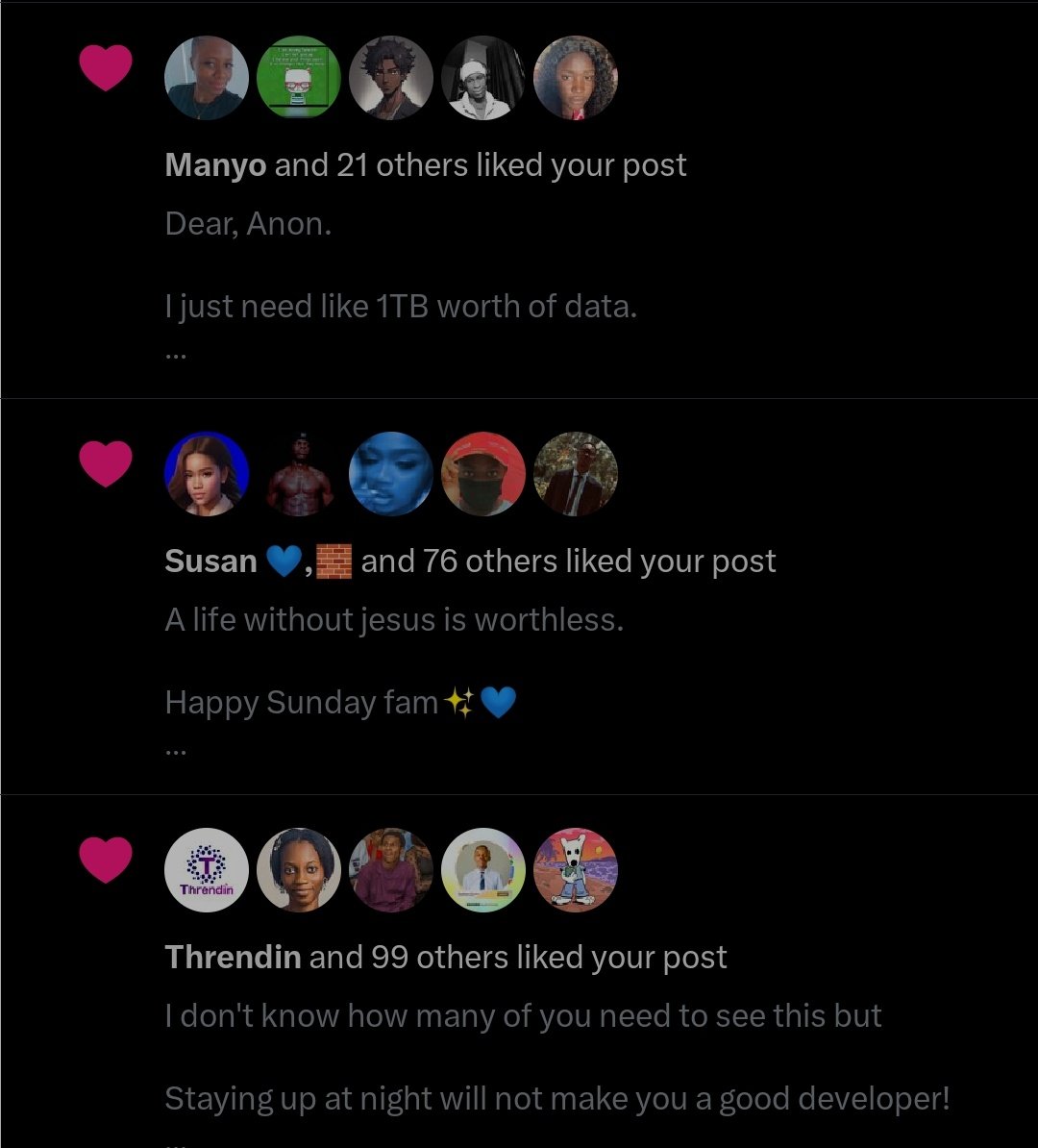 plantcodesss's tweet image. if you're a Developer, designer, PABLO, cyber security expert, data analyst, idolo,...
if you're a techie, let's be mutuals๐ค
comment your handles(don't comment your handles if you won't follow back)
let's give somebody 100 new followers.
LFG๐
