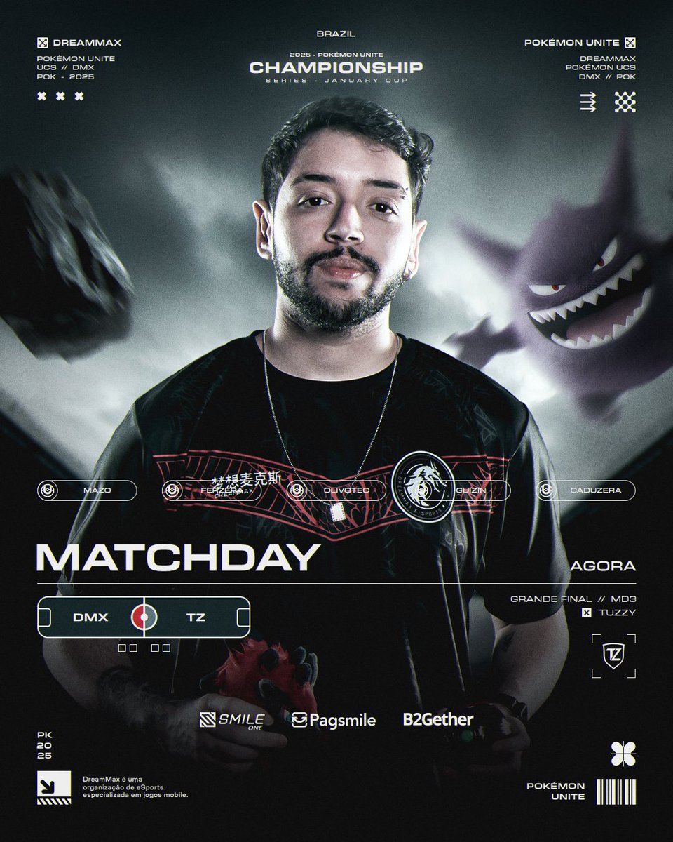 💥 Estamos na grande final da Copa de Janeiro e garantimos o reset de bracket! Agora, é hora de mais um confronto MD3 contra a <a href="/TuzzyEsports/">Tuzzy E-Sports</a>

Cada jogada conta, e cada apoio faz a diferença! 🙌  

Contamos com a torcida de vocês #GoDMX 🐲🔥  

#DreamMaxEsports #PokémonUnite