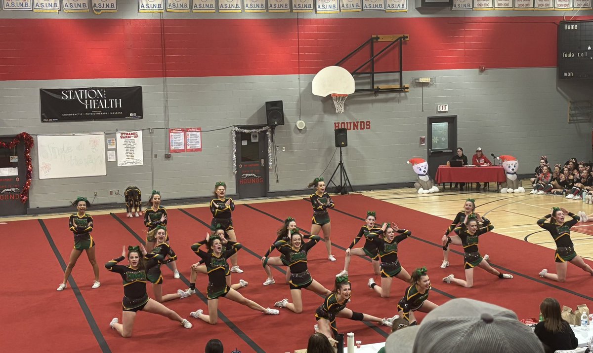 Thank you Saint John High School <a href="/SJHighSchool/">SJHS</a> for hosting our #Cheerleading competition today! 👏 so proud of our team! #teamworkmakesthedreamwork #seabee #highschool