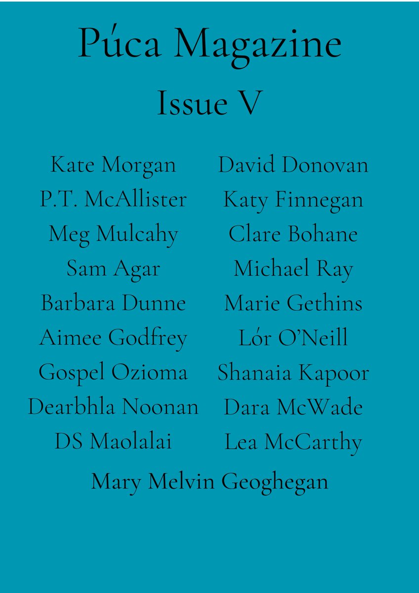Announcing The Contributors of Issue V - Metamorphosis !!! 

The time has come and we could not be more excited to share the list of the extremely talented contributors who have indelibly shaped Issue V. 

Coming Spring 2025 ! 🌸