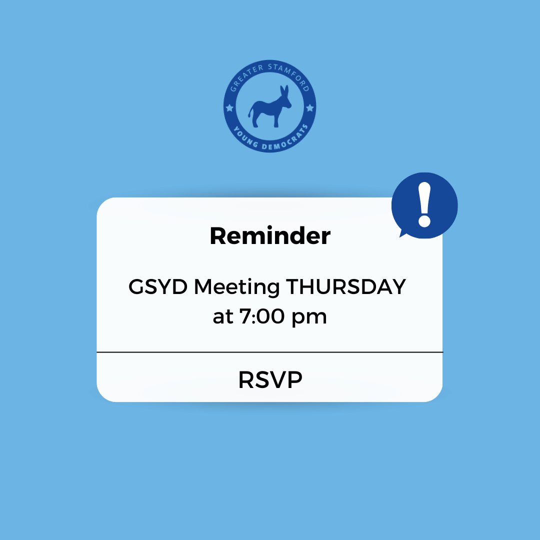 REMINDER: Join us on Thursday for our first meeting of the year!

RSVP ➡️ gsydems.com/events/jan25