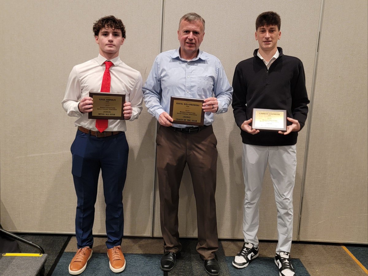 Rafal Kolankowski (@rafalkolankows1) on Twitter photo All-Wpial banquet. Congrats to Garrett Chandler and Gage Adinolfi
Plum Proud <a href="/Big56Conference/">Big 56 Conference</a> <a href="/PlumAthletics/">Plum Athletics</a> <a href="/pghsoccernow/">Pittsburgh Soccer Now</a> <a href="/PatMcAfeeShow/">Pat McAfee</a> <a href="/plumboroughsd/">Plum Borough SD</a> <a href="/MensPlumSoccer/">Plum Mens Soccer</a> All-Wpial banquet. Congrats to Garrett Chandler and Gage Adinolfi
Plum Proud <a href="/Big56Conference/">Big 56 Conference</a> <a href="/PlumAthletics/">Plum Athletics</a> <a href="/pghsoccernow/">Pittsburgh Soccer Now</a> <a href="/PatMcAfeeShow/">Pat McAfee</a> <a href="/plumboroughsd/">Plum Borough SD</a> <a href="/MensPlumSoccer/">Plum Mens Soccer</a>
