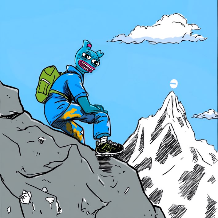 ULRoy's tweet photo. @basedlilbrett Lil B climbing all the way to the top ! $LILB 💙 https://t.co/iAPL9kxDUR