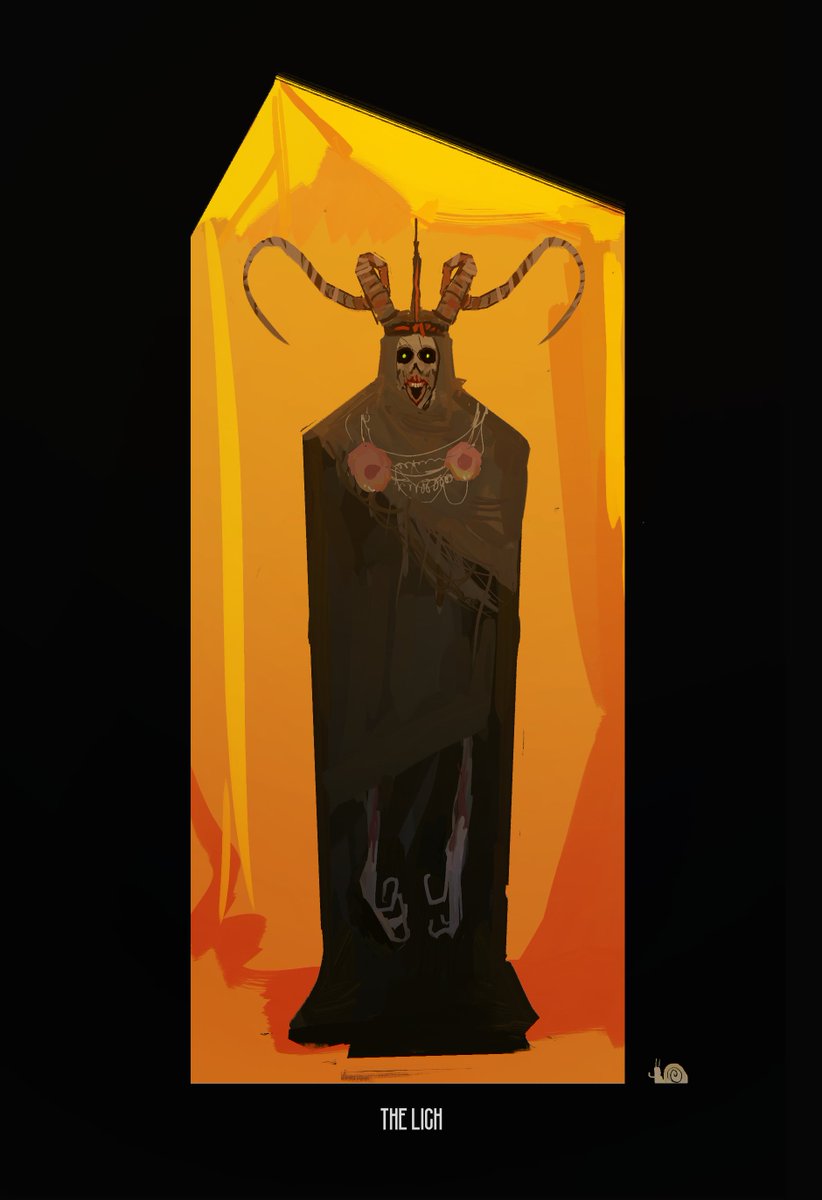lich from adventure time trapped in amber
