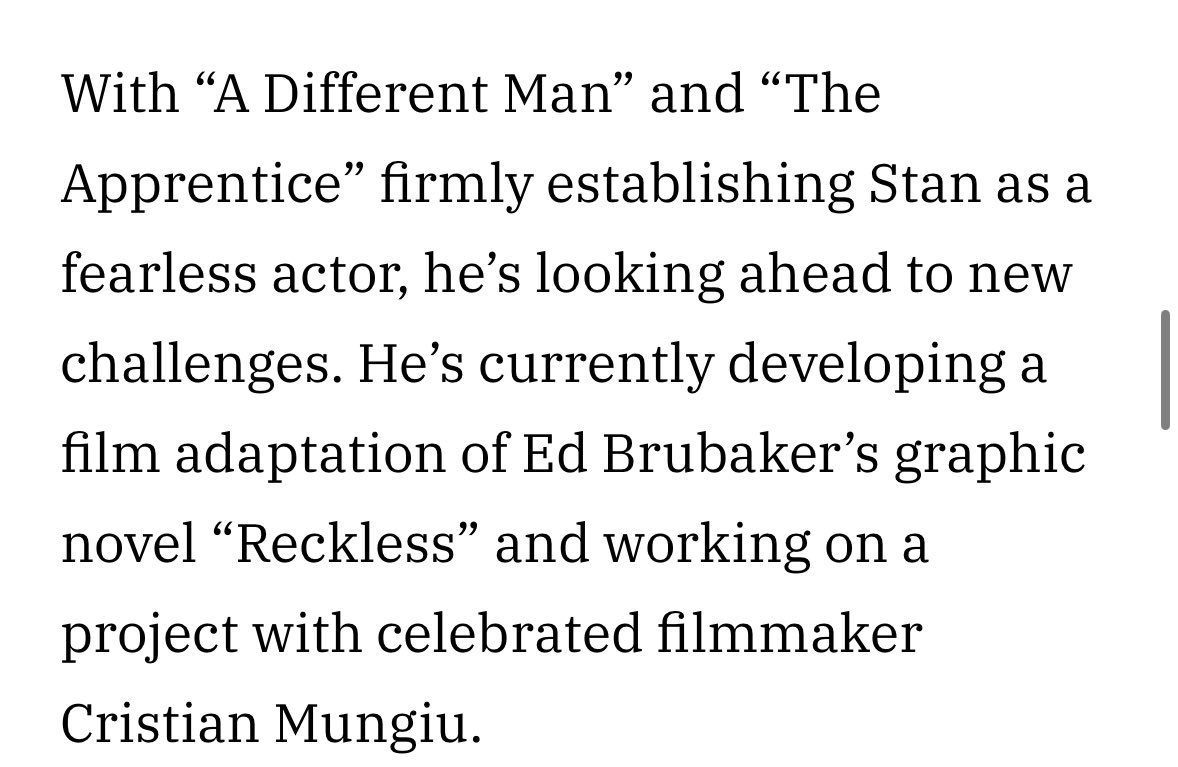FEMMESPRESSO's tweet photo. SEBASTIAN STAN AS ETHAN RECKLESS IS FINALLY HAPPENING SOMEBODY SEDATE ME https://t.co/qWr2jrYKHQ