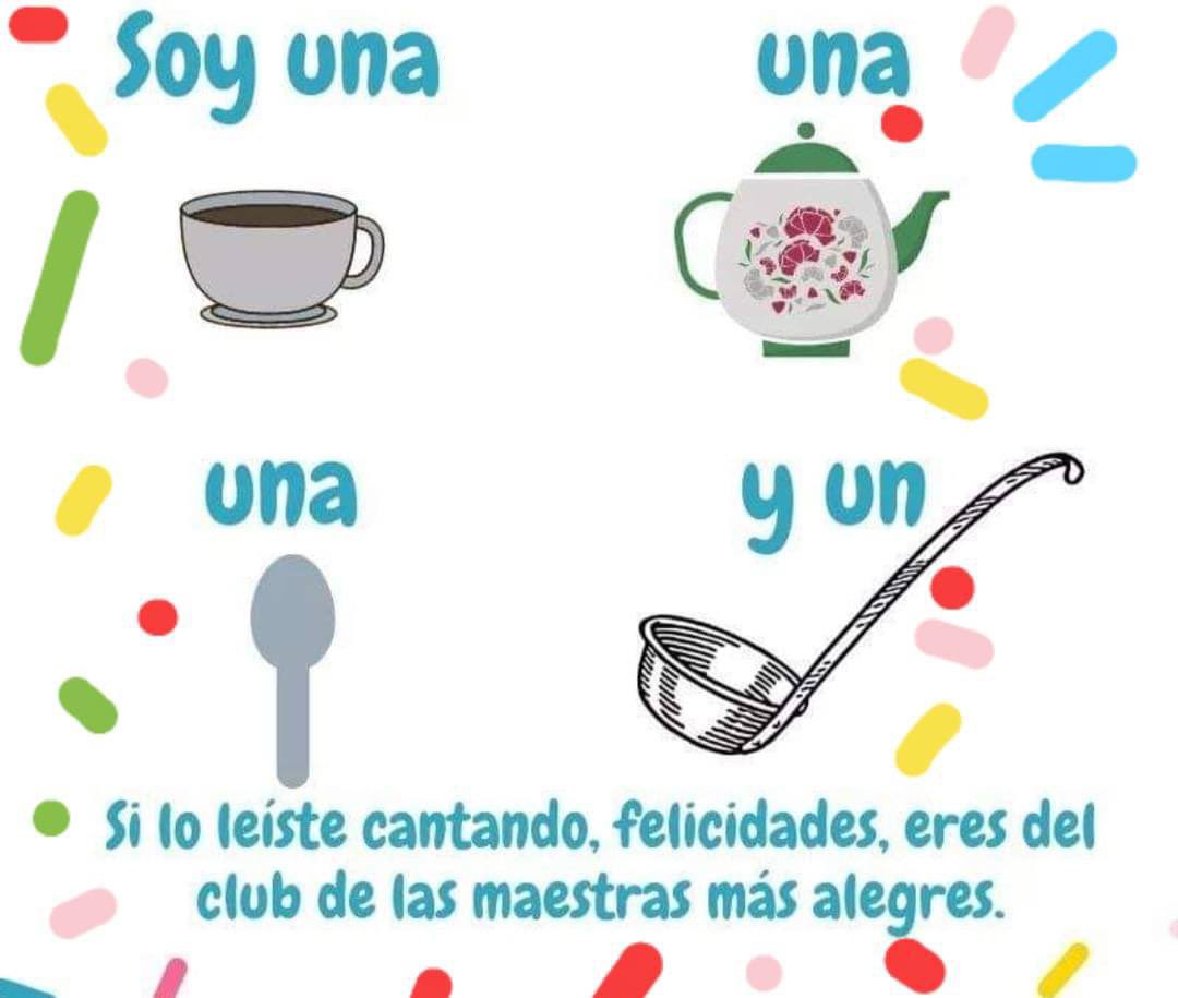 Si lo leíste cantando…