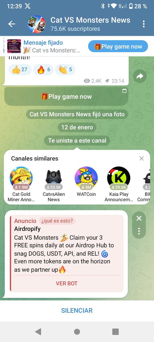 Arm1Andres's tweet photo. I just joined the battle in Cat vs Monster on Telegram!
PLAY NOW and support your side ! 
@catvsmonsters @SeiNetwork @JamboTechnology https://t.co/cGTkuA9UGw