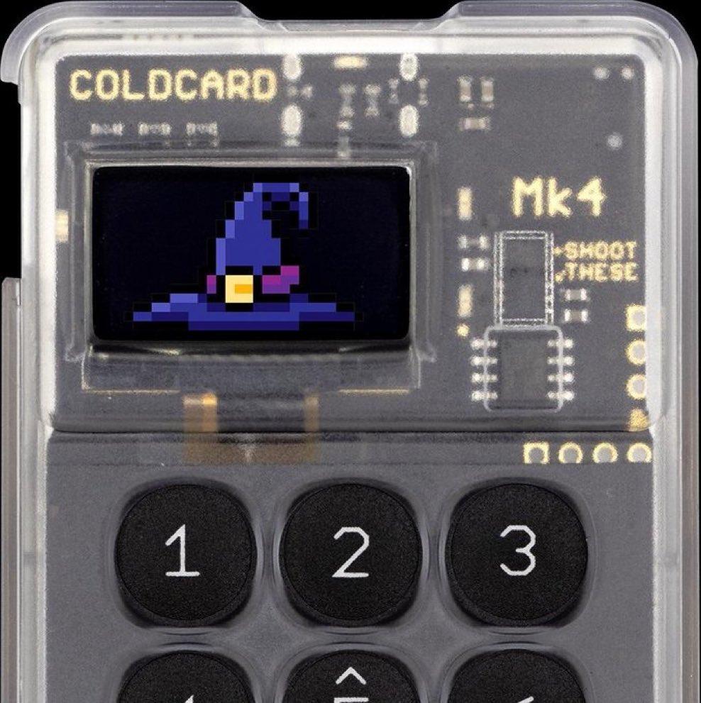 Hodl_Dee's tweet photo. New COLDCARD EDGE Release: Versions 6.3.4X (Mk4) and 6.3.4QX (Q). https://t.co/g528BXMQ5X