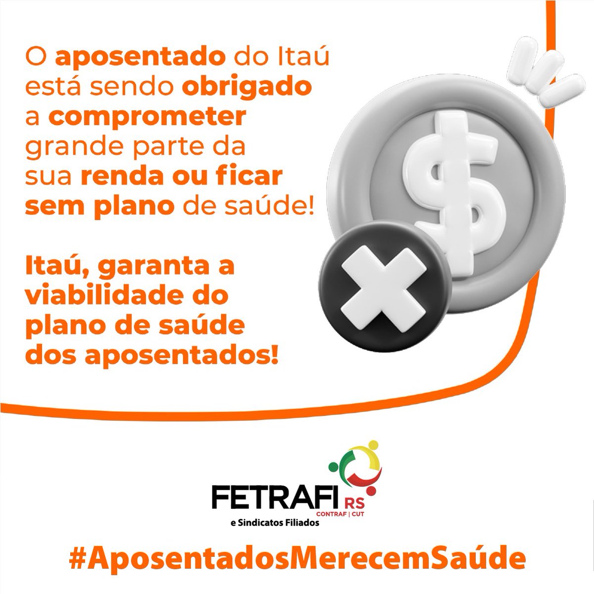 #AposentadosMerecemSaúde