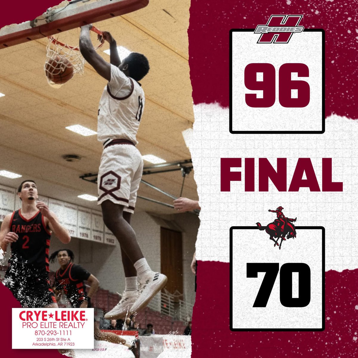 Reddie 🏀 is on 🔥🔥🔥

Two H U G E wins at home yesterday. Klowie Pike went a perfect five-for-five from the three-point line for the women and the men had five different players reach double-digit scoring. 

Mark your calendar for Thursday, January 23rd and come spend an