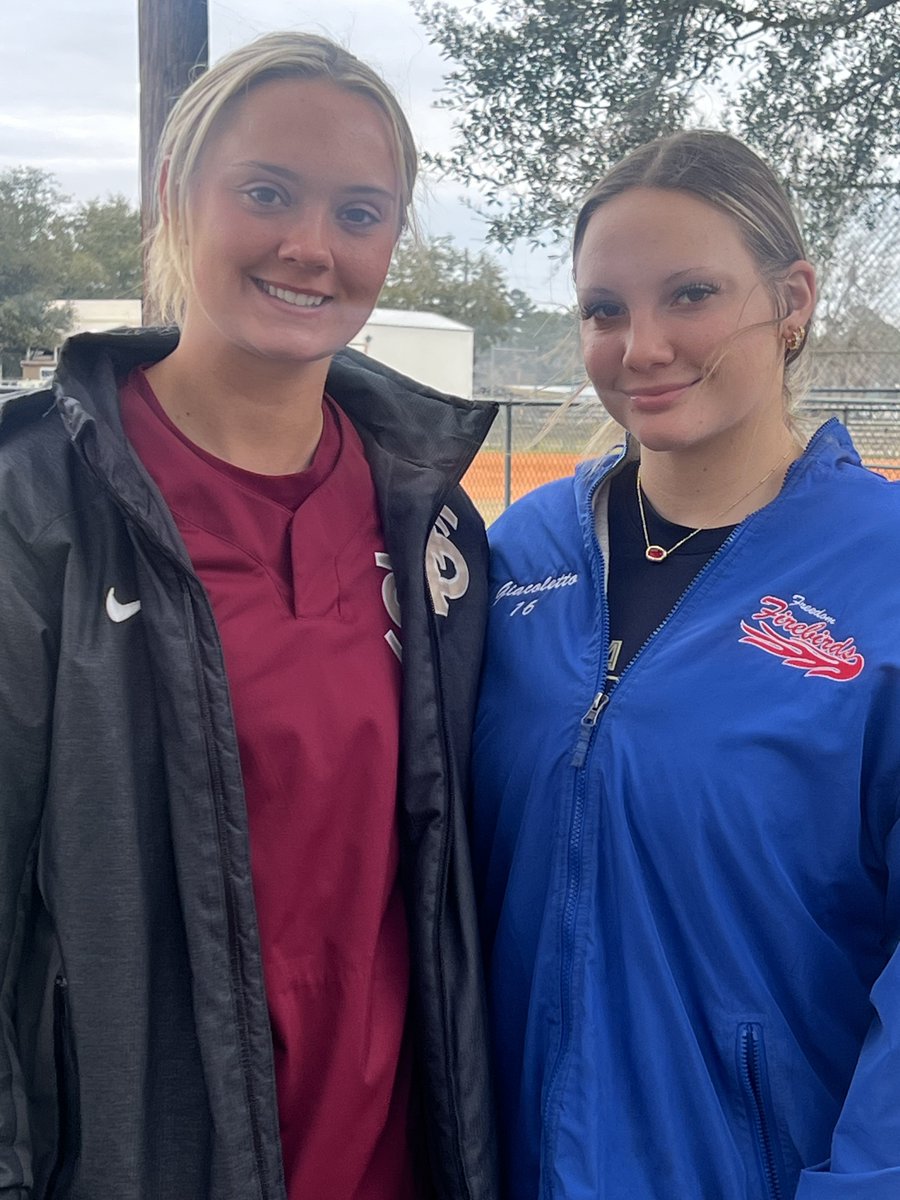 Gianna Giacoletto 2027 (@ggiacoletto2027) on Twitter photo Thank you <a href="/MakennaReid2/">Makenna Reid</a> for taking time to meet up with me during my trip to <a href="/FSU_Softball/">Florida State Softball 🥎</a> ID Camp this weekend.
I appreciate you spending time with me giving me advice, insight, and for sharing your journey with me.
Best of luck in the upcoming season! Thank you <a href="/MakennaReid2/">Makenna Reid</a> for taking time to meet up with me during my trip to <a href="/FSU_Softball/">Florida State Softball 🥎</a> ID Camp this weekend.
I appreciate you spending time with me giving me advice, insight, and for sharing your journey with me.
Best of luck in the upcoming season!