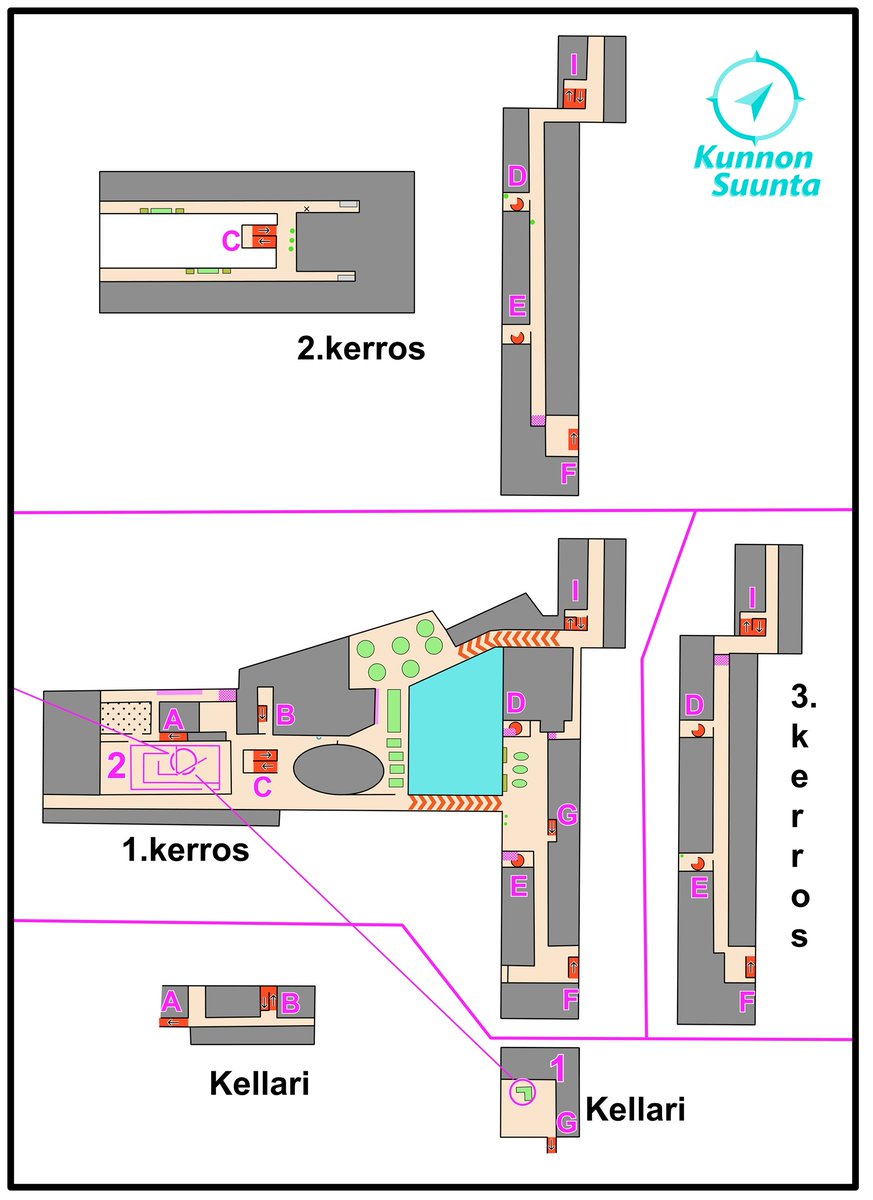 Oheisessa, kuvitteelliseen ympäristöön sijoitetussa rastivälissä, on samoja elementtejä kuin Linnasmäen #sisäsuunnistus 26.1. Vaikeusasteeltaan tämä väli on haastavinta mitä eteen voi tulla. Ja iso osa tapahtuman väleistä on selkeästi yksinkertaisempia. #suunnistus