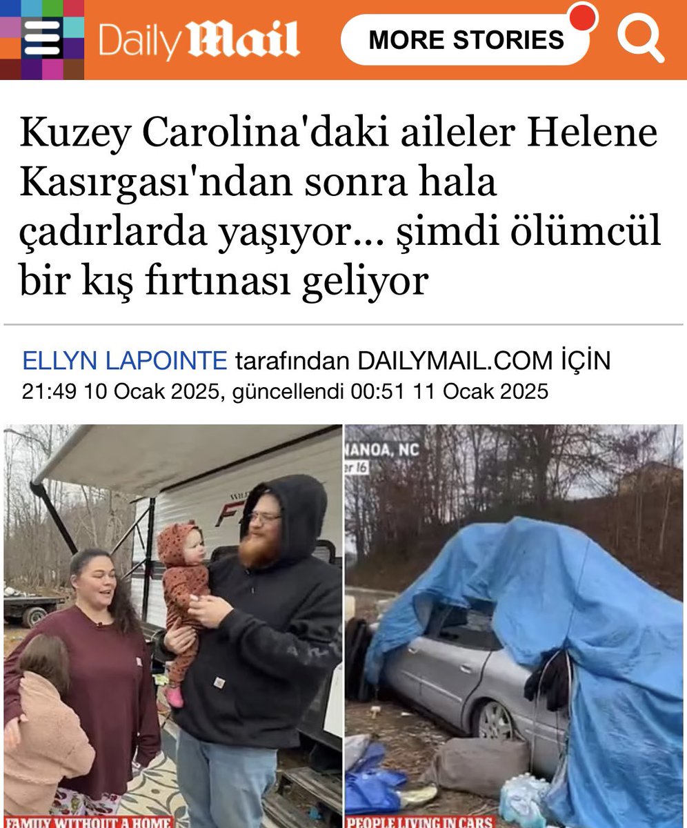 DrDemirdasEn's tweet photo. Batı’da afetzedelerin 5 yıldızlı otellerde falan kaldığını düşünen hiper ezik bir muhalif kitle mevcut Türkiye’de. @TheCubbyTX 

Bu ezikliğin çaresi nedir? 

Kuzey Karolayna’da millet halen çadırlarda yaşıyor ve FEMA (Amerika’nın AFAD’ı) milleti karda kışta geçici konutlardan kovuyor.

100’lerce ölü, molozlar altından çıkarılmayı bekliyor.

Türkiye’deki bu hiper ezik kitleye daha sonra sivrisinek sokması nedeniyle Türkiye’den Tayland’a uçak gönderiliyor.