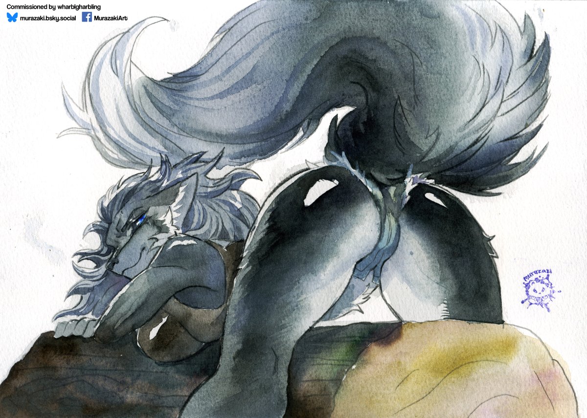 MURAZAKI9's tweet photo. Watercolor sketch illustration for @wharblgharbling https://t.co/OWPLomVFLA