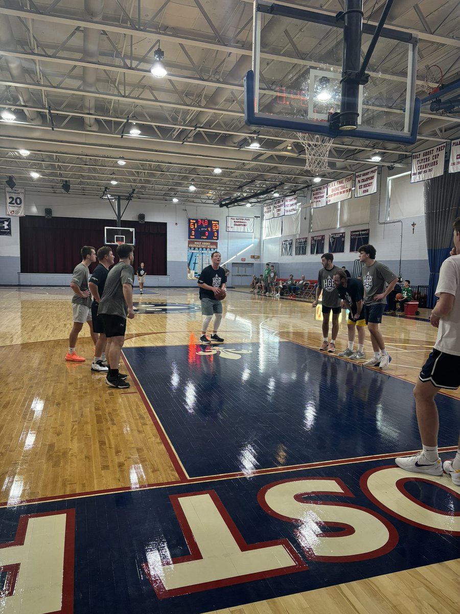 HGP Alumni Association (@hgpalumni) on Twitter photo Today we hosted our annual <a href="/HolyGhostPrep/">Holy Ghost Prep</a> <a href="/HGPBasketball/">HGP Basketball</a> alumni game. A great turn out and a big OT win for the “old guys”. Big thanks to our current players who served as refs and cheering sections. #brotherhood Today we hosted our annual <a href="/HolyGhostPrep/">Holy Ghost Prep</a> <a href="/HGPBasketball/">HGP Basketball</a> alumni game. A great turn out and a big OT win for the “old guys”. Big thanks to our current players who served as refs and cheering sections. #brotherhood