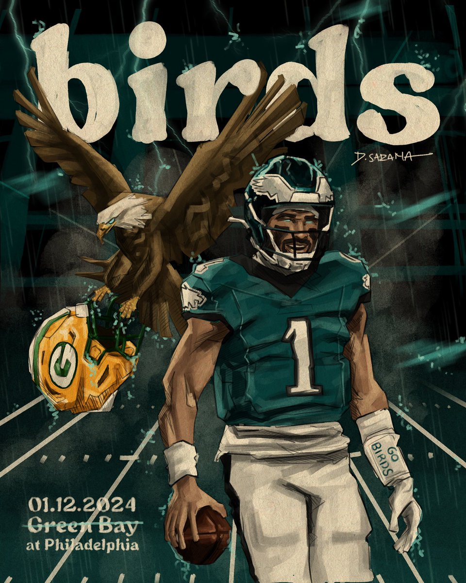 SHOULDN’T BE SHIT TO FEAR…I COME READY. 

#FlyEaglesFly