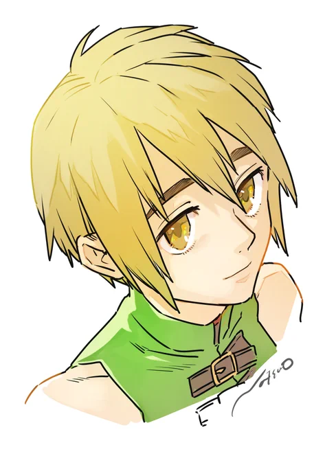 シュッとしたイケメンばっか描いてるとリヒャルトの太眉童顔筋肉が恋しくなるっていうやつ 