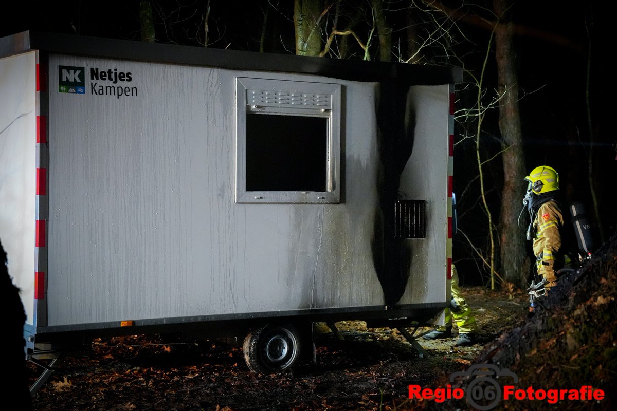 Brand in schaftkeet Ugchelen