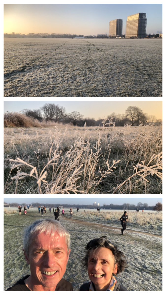 Running in minus temp ⁦<a href="/wansteadparkrun/">Wanstead parkrun</a>⁩ but beautiful.⬇️ volunteers deserve a very large 🙏🤩 some 🚴‍♀️miles 🧘‍♂️ (Hotpod😅) and 🏋🏼‍♂️#NHS1000miles (posting early flamenco 💃 and music tonight) 😀