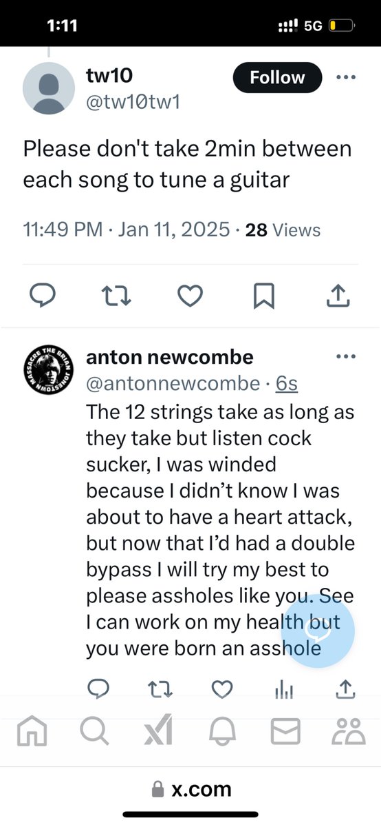 anton newcombe tweet media