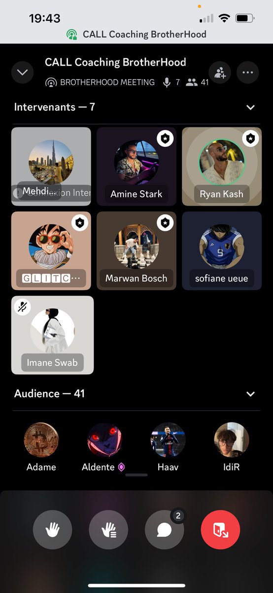 Le dimanche c’est brotherhood call. Les boss nous accordent du temps, de la value pour nous aider à avancer. La machine est en route @iamryankash @mehdielshamy @astark_eth @marwan_bosch <a href="/glitcher000/">Glitcher</a>