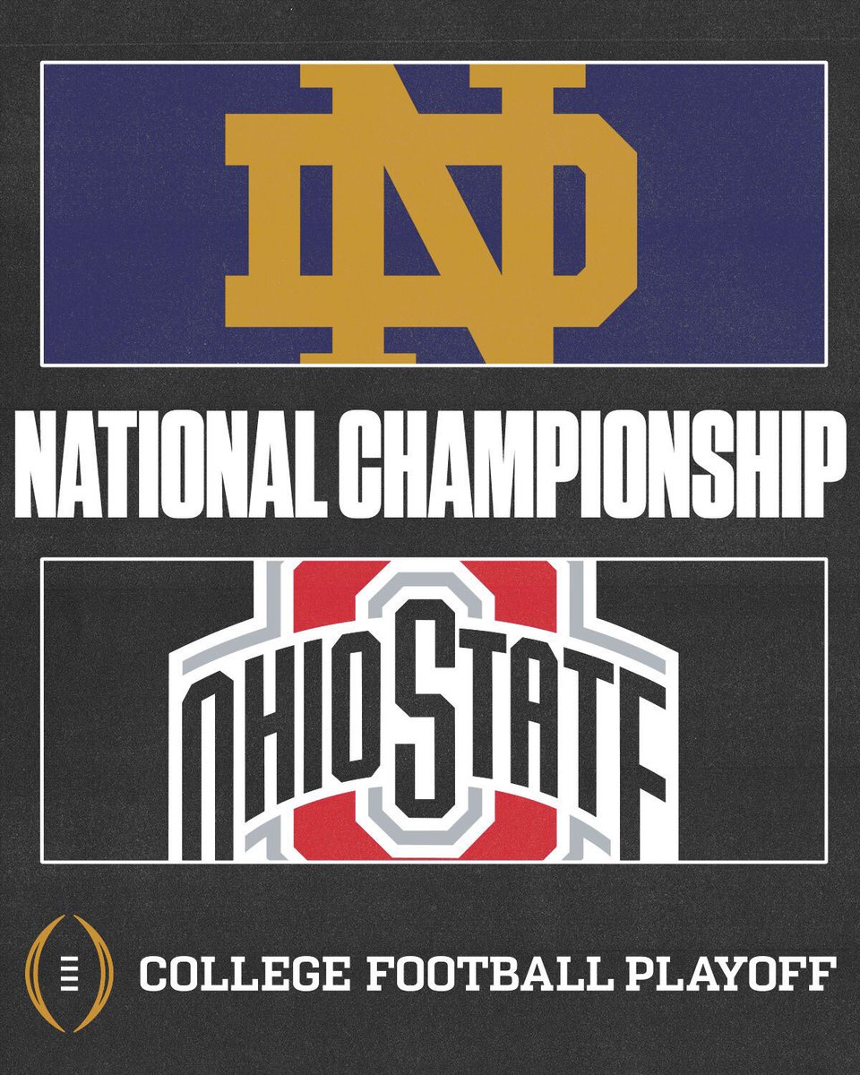 RETWEET IF YOU WANT NOTRE DAME TO BEAT OHIO STATE IN THE NATIONAL CHAMPIONSHIP GAME!!! ☘️🏈🏆