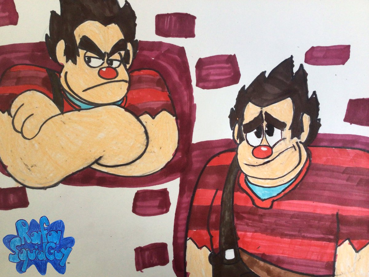 RafaSquidGuy's tweet image. Big wrecking guy 
#WreckItRalph #RalphelDemoledor #Disney #fanart #WreckItRalphfanart #cartoon #CartoonArt #ArtistOnTwitter #smallartist #traditionalart #drawing