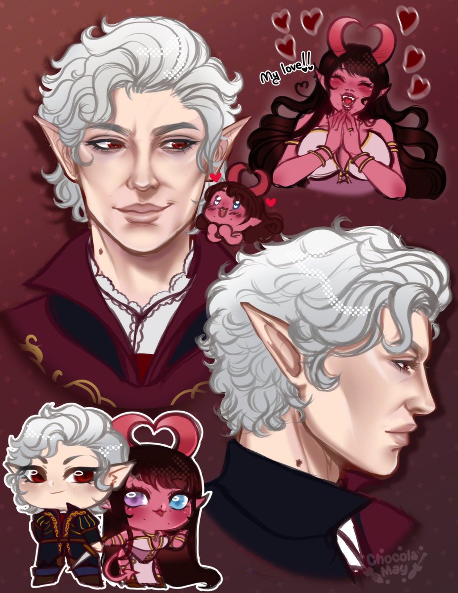Chocolamay's tweet photo. Doodlin Astarion again to try and figure out a way to draw him I like! Getting there 🥲♥
[ #astarion #bg3 ] https://t.co/aEsVw0DbKe