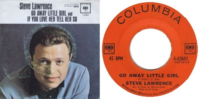 espofootball's tweet photo. Jan12,1963 #SteveLawrence starts a 2wk run at #1 on the billboard Hot100 Singles chart with "Go Away Little Girl" written by Gerry Goffin and Carole King. Donny Osmond will also reach #1 with the same song Oct13,1971 https://t.co/XbugbTQksf