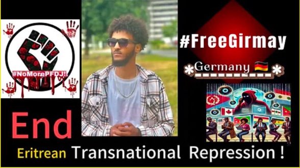 KlausGere's tweet photo. Wir fordern die Freilassung des jungen Mannes, der für Freiheit in Eritrea kämpft.
#FreeGrmay
#TransnationalRepression #Eritrea #BlueRevolution #NoMorePFDJTerror
@Stuttgart_stadt @RegierungBW
@StZ_NEWS @pp_stuttgart @bpol_bw
@LkaBaWue @KM_BW @SWRAktuellBW
@badischezeitung @bwegtBW @StN_News @LaenderKultur @TransnetBW @UmweltBW
@Landtag_BW @SZ @SZ_Wirtschaft
@Uni_Stuttgart @mwk__bw
@BILD_Stuttgart @gruenestuttgart
@DasStadtPalais @DerDanyal
@WinneHermann @Muhterem_Aras
@OlschowskiPetra @sengelmann
@RMuschel @annachristmann @Forward2315 @AbrahamAdhanom1 @KlausGere @BlueR2024 @MeleySawra46014