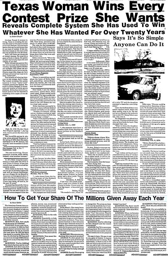 But Helen wasn’t just *lucky*.

She had a system.

In 1969, Helen wrote a book called *The Name It and Claim It Game*.

She revealed how she won every contest.

Her secret?

A 4-letter formula called SPEC:

• Select it
• Project it
• Expect it
• Collect it