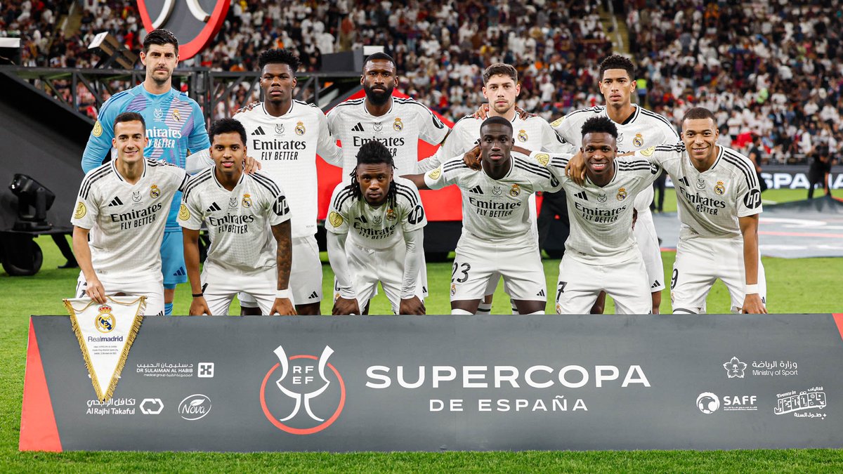🤍 ¡HALA MADRID! 🤍
#SuperSupercopa