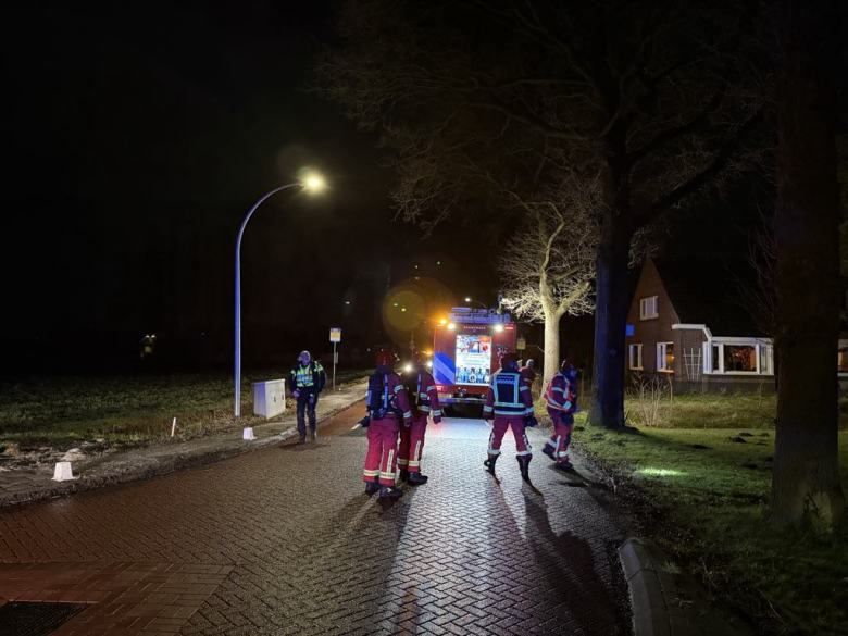 Schoorsteenbrand in Winschoten