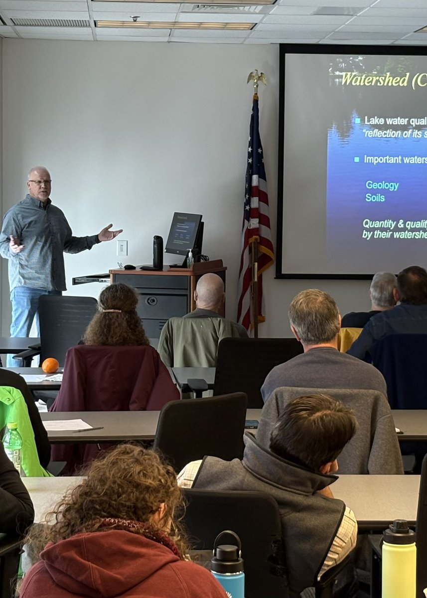 Ed Molesky, President of Aqua Link Lake Management &amp; Hydro Logic Products and Lake Aeration, gave several presentations this past Saturday at the PA Lake Management Society’s (PALMS) Lake Management Workshop held at Wilkes University.