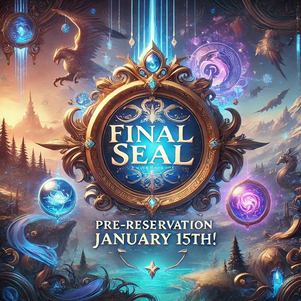 Social_GGP's tweet photo. 🚨 Final Seal Pre-Reservation Opens January 15th! 🚨

💎 Reserve early to claim your exclusive Booster NFT Airdrop! 💎
🔥 Boost your rewards by 300% more with the Booster NFT!
⏳ Limited time only—don’t miss this epic opportunity!

#GGP #FinalSeal #NFTAirdrop #PlayToEarn https://t.co/BCiU3UdUkz