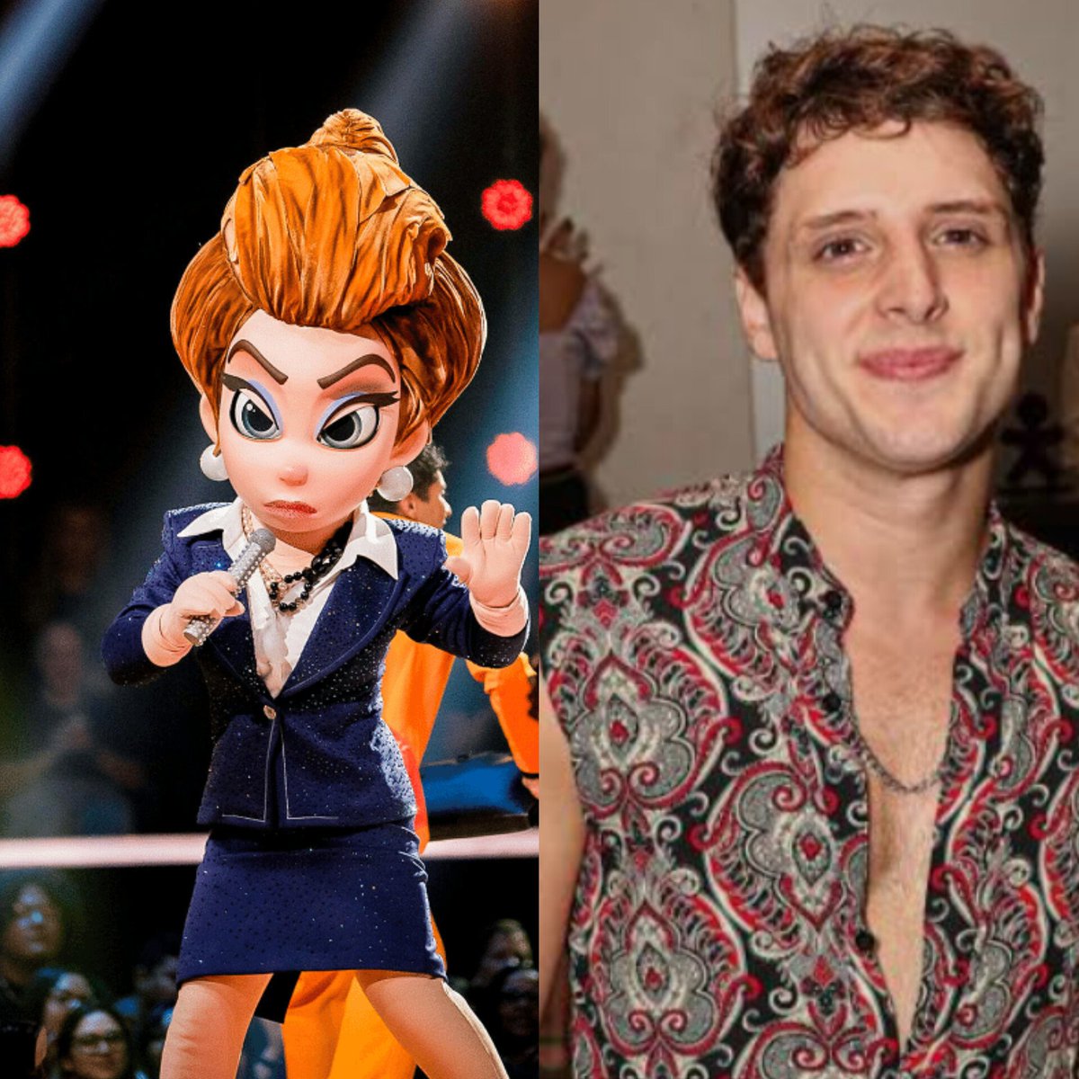 Mais fácil impossível!!!
Dica: Rainha.... Drag Queen!
<a href="/di_egomartins/">Diego Martins | TANTO</a> #TheMaskedSingerBr