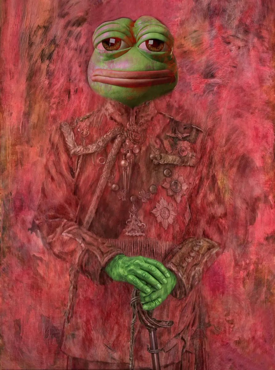 yo_land_e's tweet photo. Gm friends on @vitruveochain 

‘King Pepe’
is now available on Xibit on the #Vitruveo Blockchain that was at the 2024 #Pepefest Beeple Studio’s exhibition 
#VITRU #Pepe #NFTartist 

Link: https://t.co/VEx4cr3lGN https://t.co/u1hLBelxo9