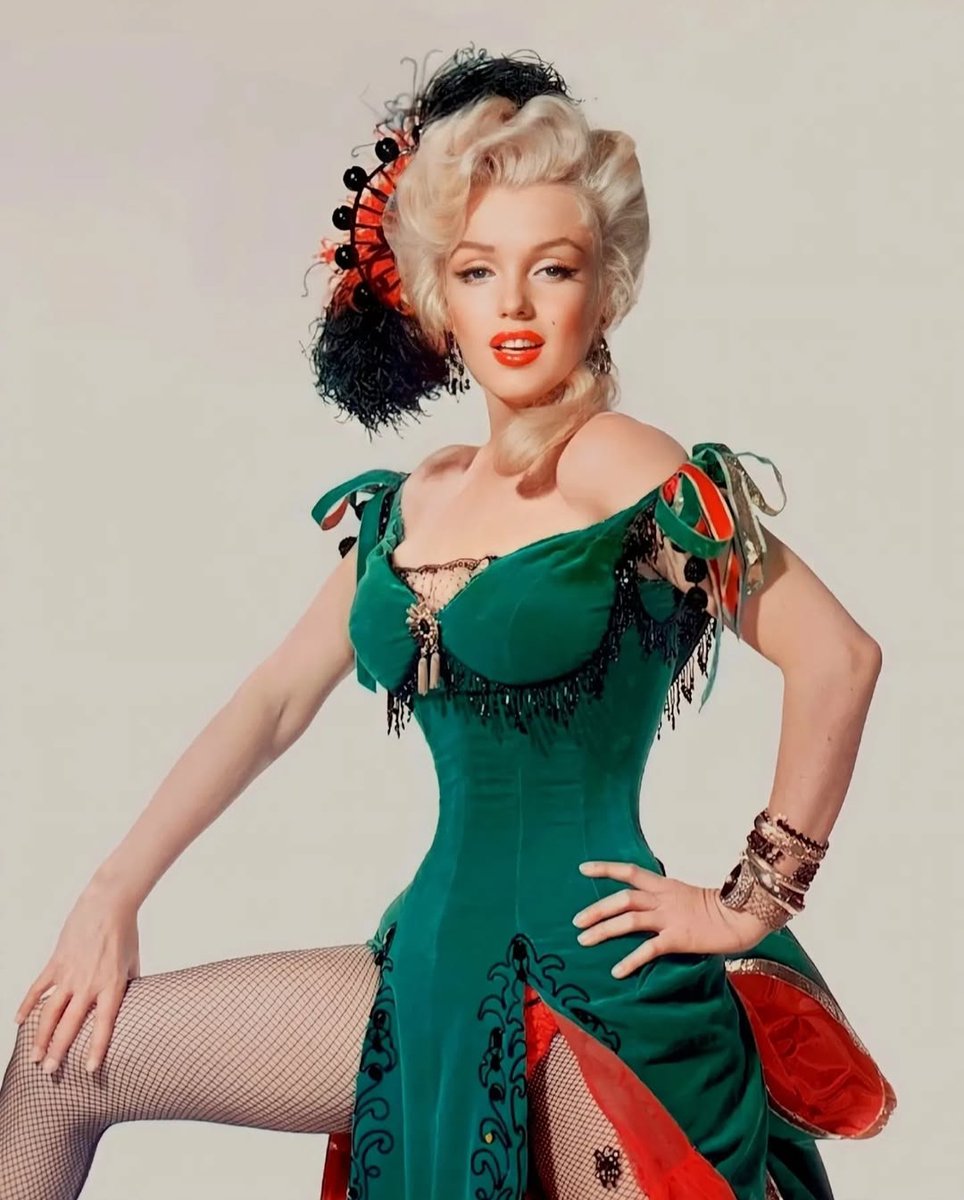 Marilyn Monroe publicity photo for the 1953 Western, "River of No Return."