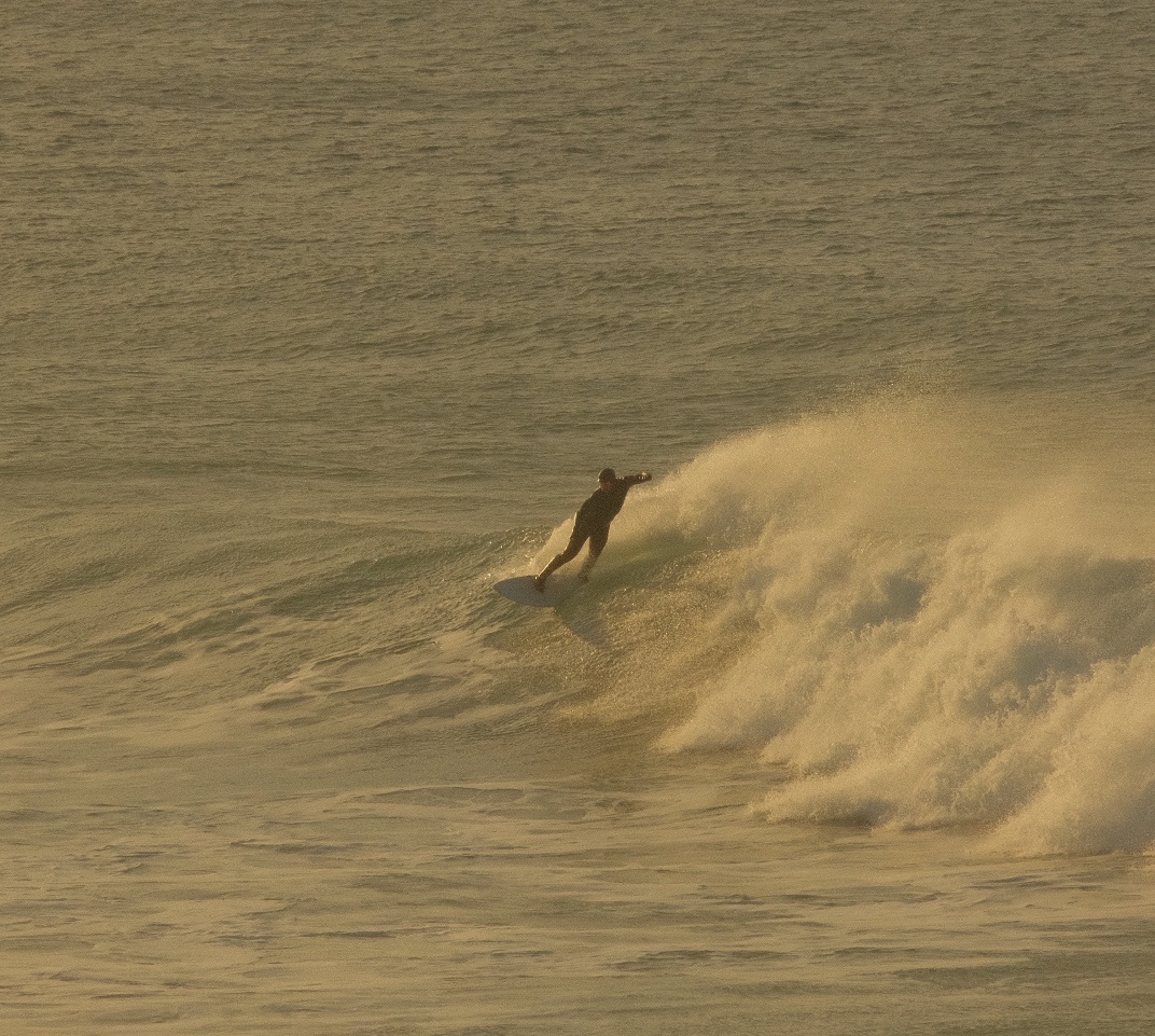 Great waves today in Newquay.
