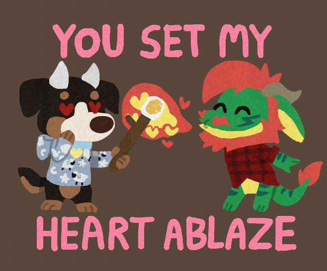 StripedGoon's tweet photo. Valentine's card commissions for @Lunerlad https://t.co/Y7uXoXjbzI
