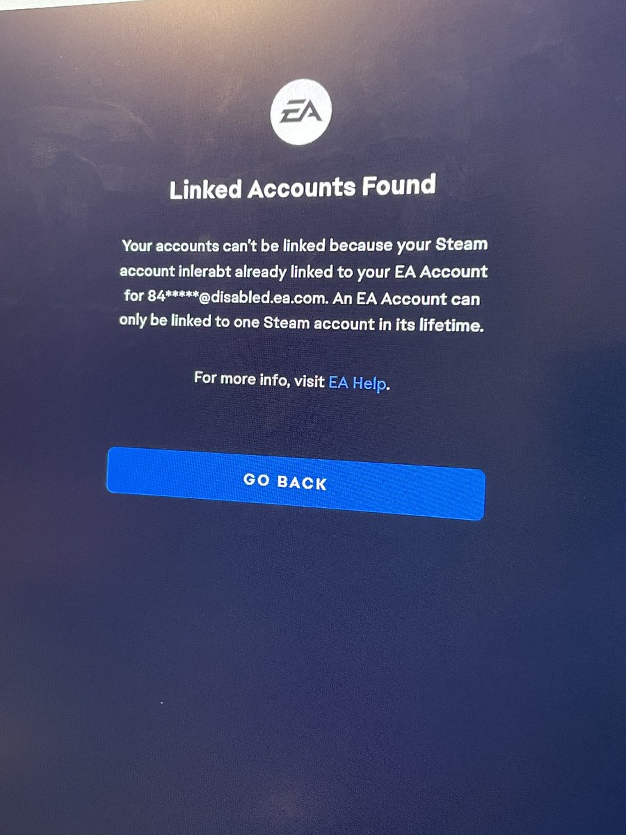 katiecandraw's tweet photo. Trying to link Ryan’s Steam account to EA is a nightmare. 
We’ve tried resetting passwords, uninstalling and reinstalling. Everything we’ve found online doesn’t work. 

Is this what Windows machines are always like? I’m going to set it on fire. @EAHelp https://t.co/FDNV4pdXOj