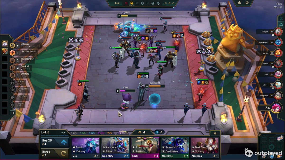 I think I set the record for Any % speedrun 2-star 6 cost (Viktor 2 4-2 non-Viktor's Vision Encounter)