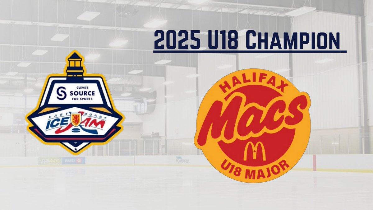 Congratulations to our 2025 U18 Champions, the <a href="/HfxMacs/">The Macs</a>