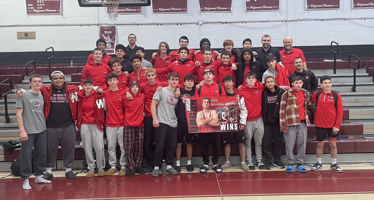 Westwood Cardinal Wrestling (@westwoodrasslin) on Twitter photo Westwood Cardinal Wrestling has a new member to its century club! Congratulations to Aidan Dugan on winning match
# 100 yesterday in our match vs West Milford. #GoCards <a href="/WWRSDAthletics/">Westwood Athletics</a> Westwood Cardinal Wrestling has a new member to its century club! Congratulations to Aidan Dugan on winning match
# 100 yesterday in our match vs West Milford. #GoCards <a href="/WWRSDAthletics/">Westwood Athletics</a>