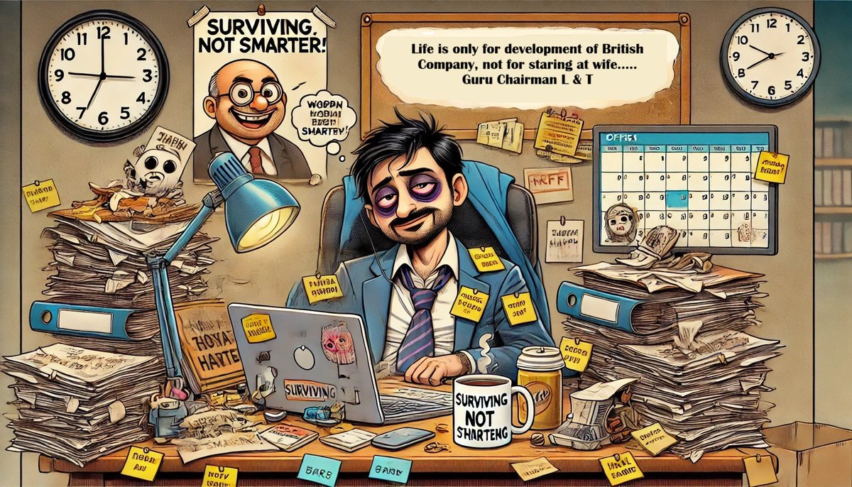 Nills88's tweet image. @Ravishkumarrrr @ravishndtv  #90hrWorkWeek #90hrs #developedcountry #indianworkculture