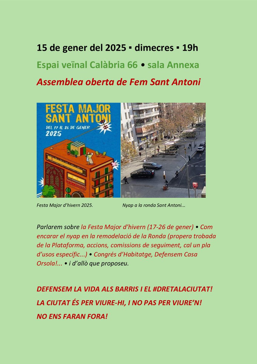 Fem Sant Antoni tweet media