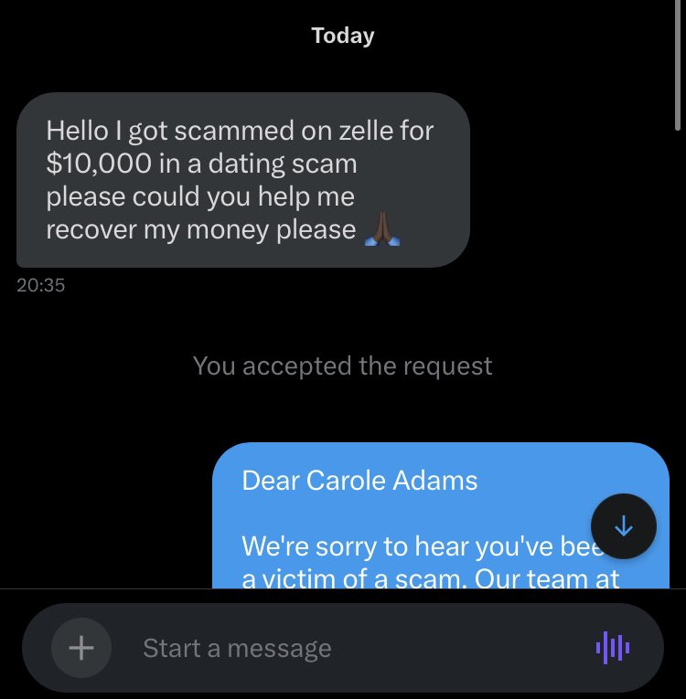 CybershieId's tweet photo. We provide essential services to scammed victims either Zelle, Cashapp, PayPal, or any crypto currency scam let us know and get your stolen funds recovered. M
#CryptoScam
#Scammed
#recoverscammedcrypto https://t.co/ML7BYDZFH2