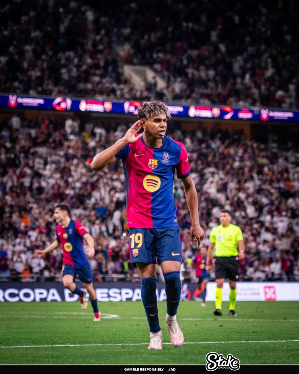 El Clasico final and bro does this.

AURA 🥶