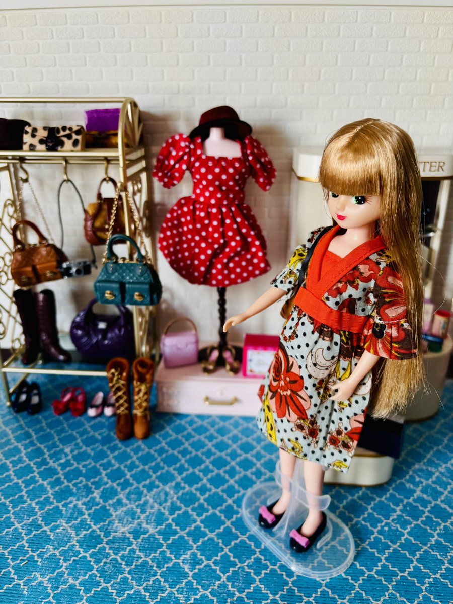 bluksky's tweet photo. Do away with the old and wear new clothes for #chinesenewyear as it symbolises a fresh beginning to the year.

#ぶちサンプル
#りかちゃんドール https://t.co/VQm1Z4EjVU